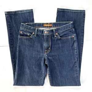 David Kahn Vintage Mid Rise‎ Straight Leg Jeans in Dark Wash Style 3560 Size 6P